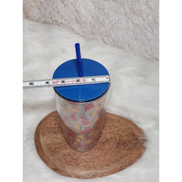 Drink Tumbler with Lid and Straw - Picture 4 of 6